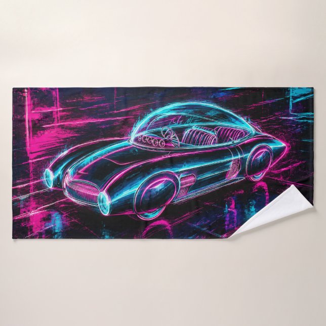 Concept Future Car Bath Towel (Bath Towel)