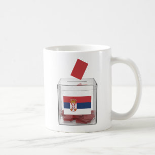 Concept image for elections in Serbia Coffee Mug