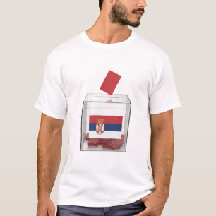 Concept image for elections in Serbia T-Shirt