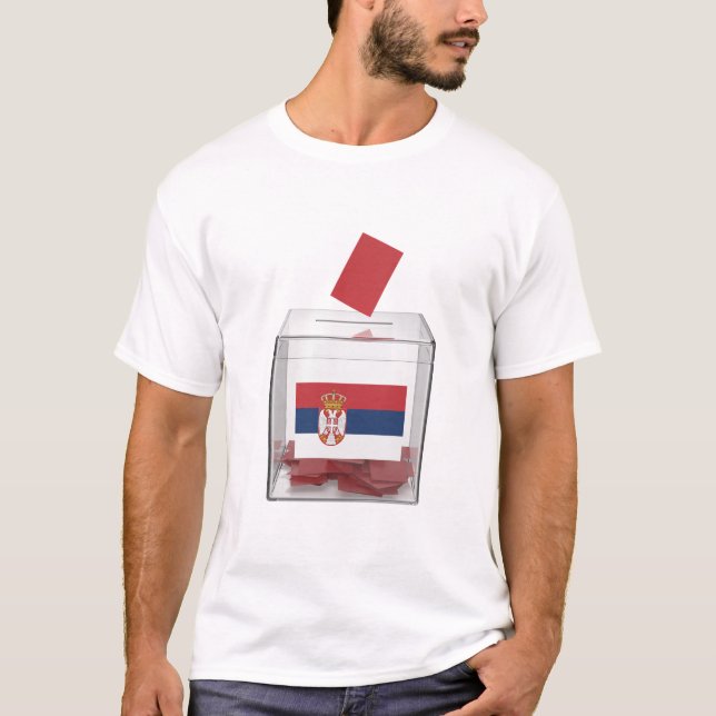 Concept image for elections in Serbia T-Shirt (Front)