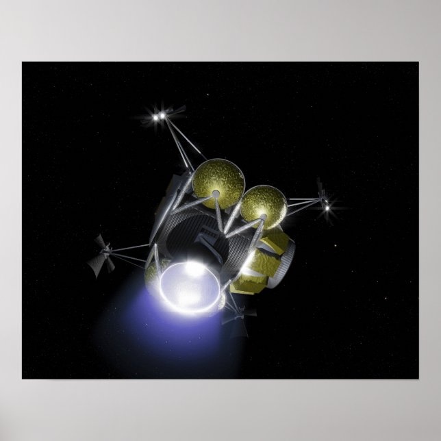 Concept of a crew blasting off poster (Front)