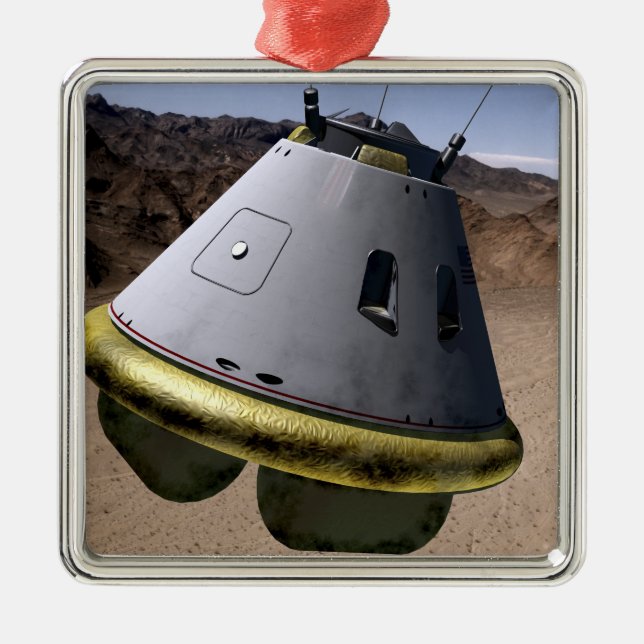 Concept of a crew exploration vehicle metal ornament (Front)