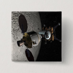 Concept of the Orion crew exploration vehicle 2 Inch Square Button