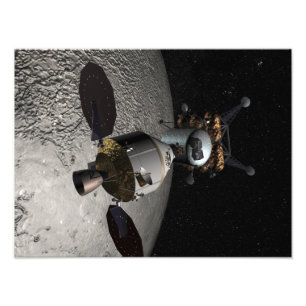 Concept of the Orion crew exploration vehicle Photo Print