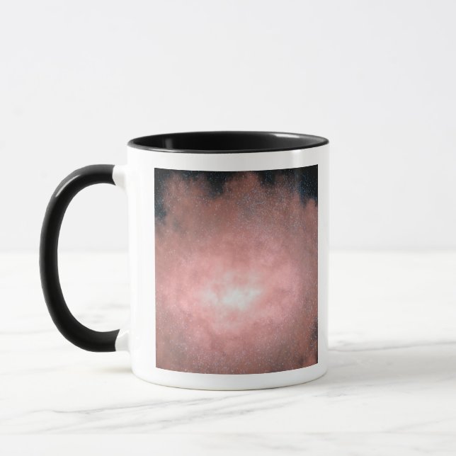 Concept of what a dusty and bright galaxy mug (Left)