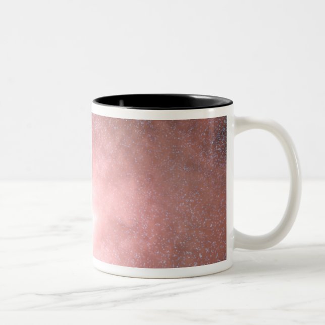 Concept of what a dusty and bright galaxy Two-Tone coffee mug (Right)