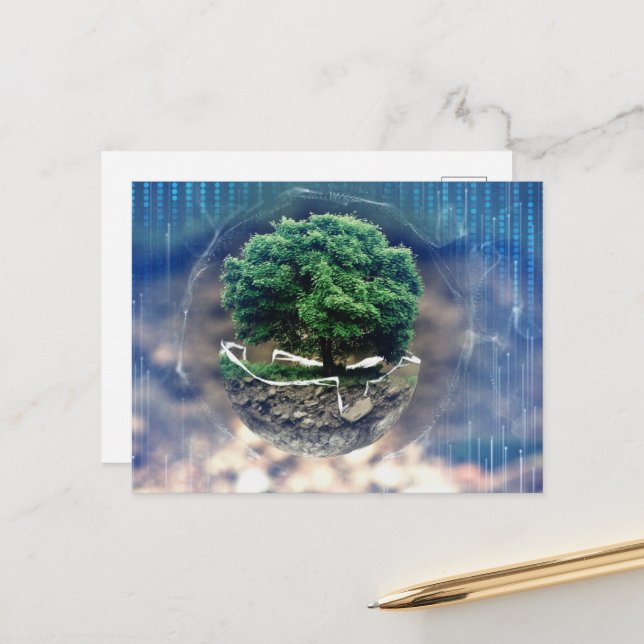 Concept Tree Postcard (Front/Back In Situ)