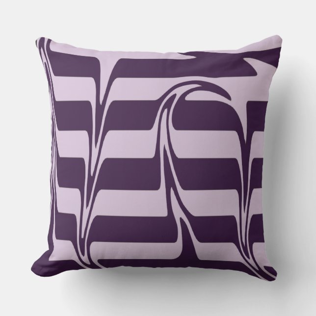 Concepteur Coussin violet et mauve (Recto)