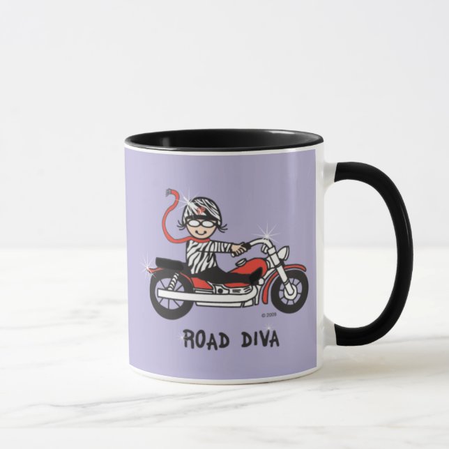 conception 1 de tasse de diva de route (Droite)