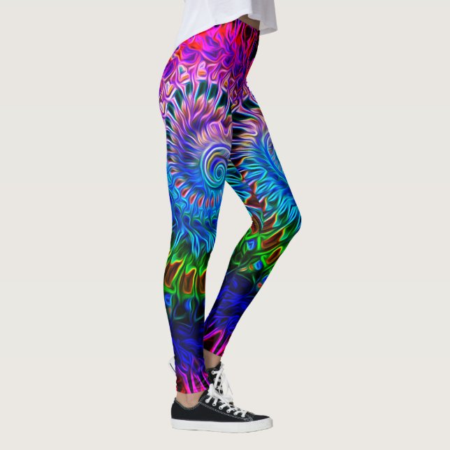 Conception Abstraite couleur 2 - Leggings (Droite)