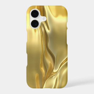 Conception Abstraite d'Or Liquide