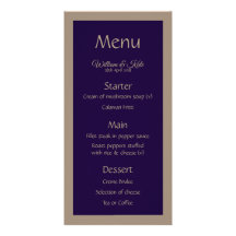 Conception abstraite en violet/or Mariage Carte Me