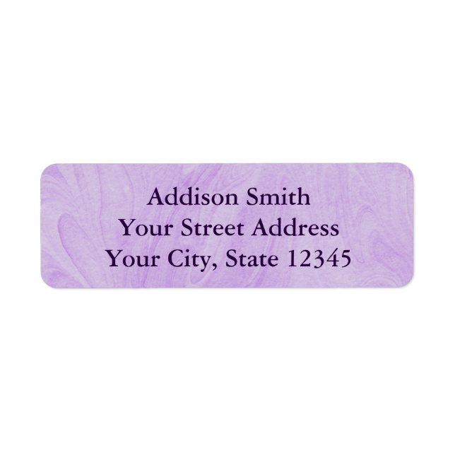 Conception abstraite marbrée | Violet (Devant)