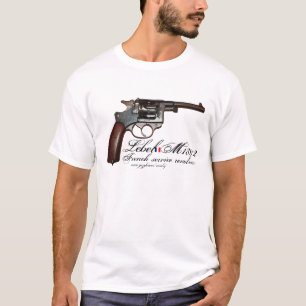 Conception antique fraîche de T-shirt de revolver