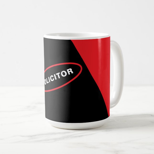 Conception artistique Café Mug pour Solliciteur (Devant droit)