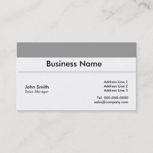 Conception Carte de visite simple