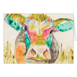 Conception colorée de vache