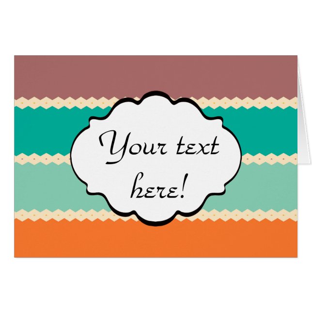 Conception d'abrégé sur rangées de losange (Devant horizontal)