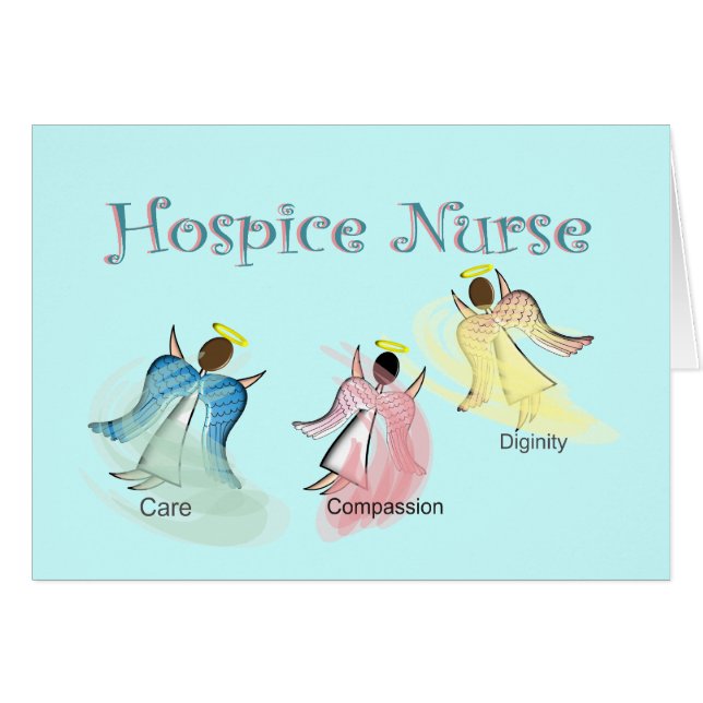 Conception d'anges de l'infirmière 3 d'hospice (Devant horizontal)
