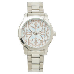 Conception d'art bleu classique, Montre pour femme