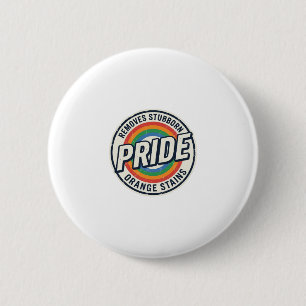 Conception de badge arc-en-ciel de protestation de