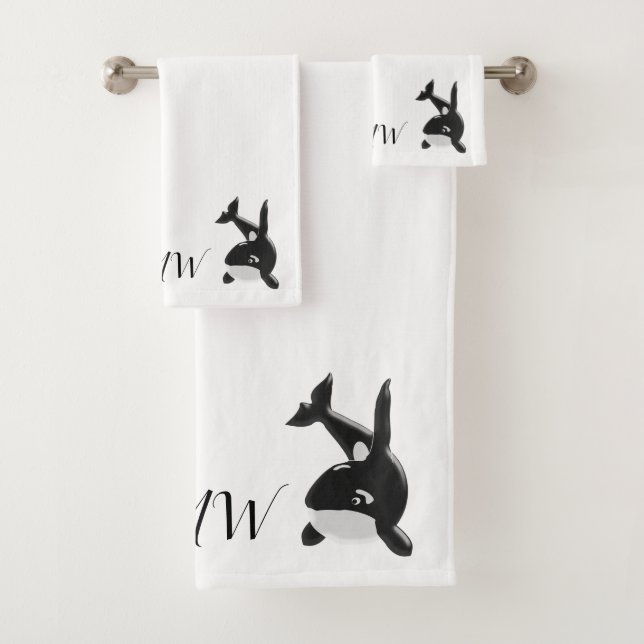 Conception de baleines monogrammes (En situation)