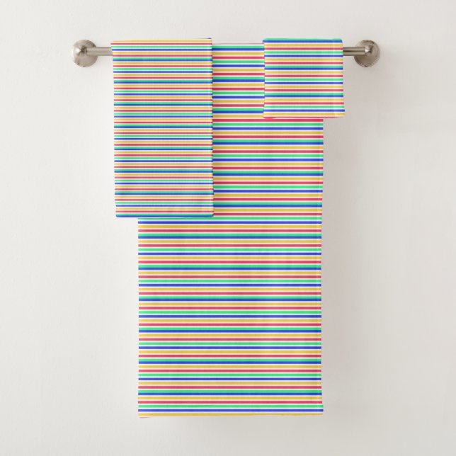 Conception de bandes plaines multicolores (En situation)
