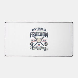 Conception de baseball patriotique 250 ans de libe