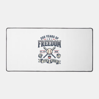 Conception de baseball patriotique 250 ans de libe