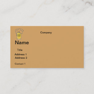 CONCEPTION DE BIÈRE carte de visite