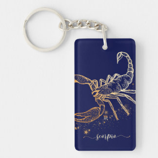 Conception de bleu marine de zodiaque de Scorpion