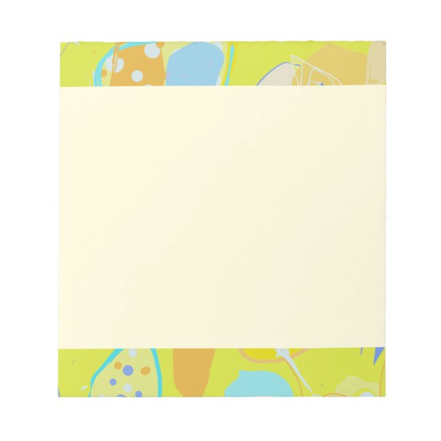 Conception de bordures joyeuses Bloc-notes (Devant)