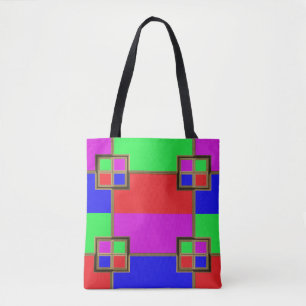 Conception de cadres multicolores pour Sac fourre-
