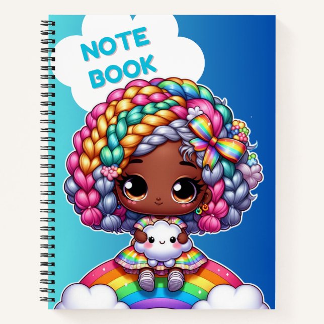 Conception de cahier mignon pour filles / Chibi  (Devant)