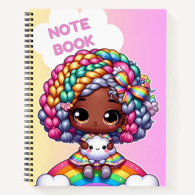 Conception de cahier mignon pour filles / Chibi  (Devant)
