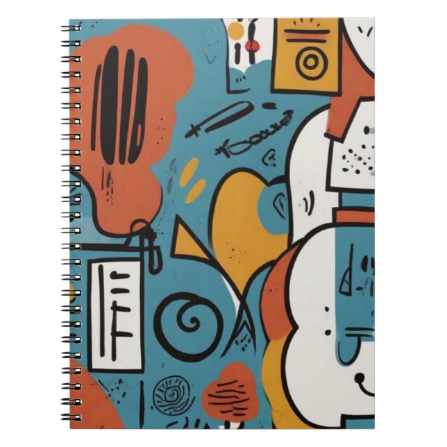 Conception de Carnet Abstrait dynamique (Devant)