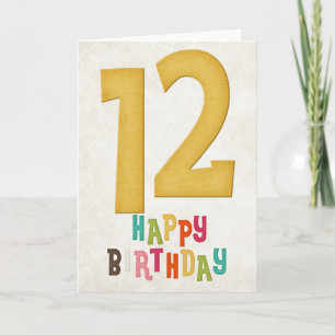 Conception de carte de bon anniversaire pour les 1