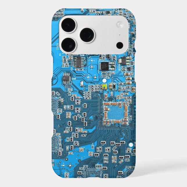 Conception de carte de circuit imprimé PCB bleue p (Verso)