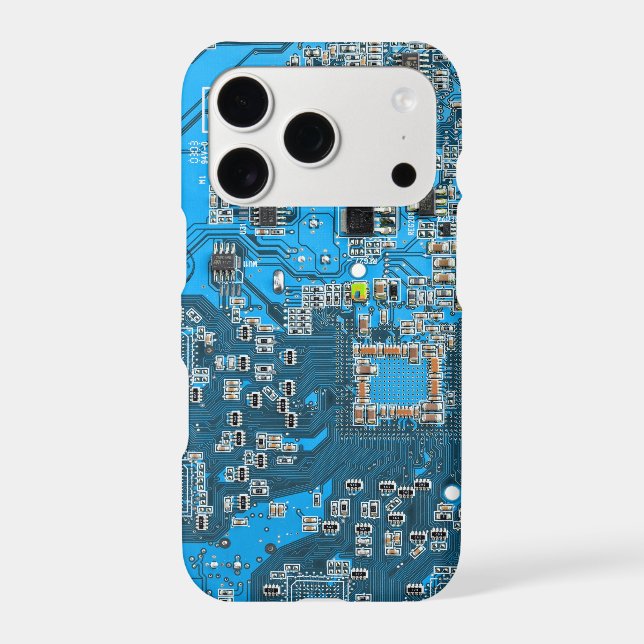Conception de carte de circuit imprimé PCB bleue p (Verso)