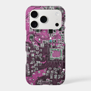 Conception de carte de circuit imprimé violet pour