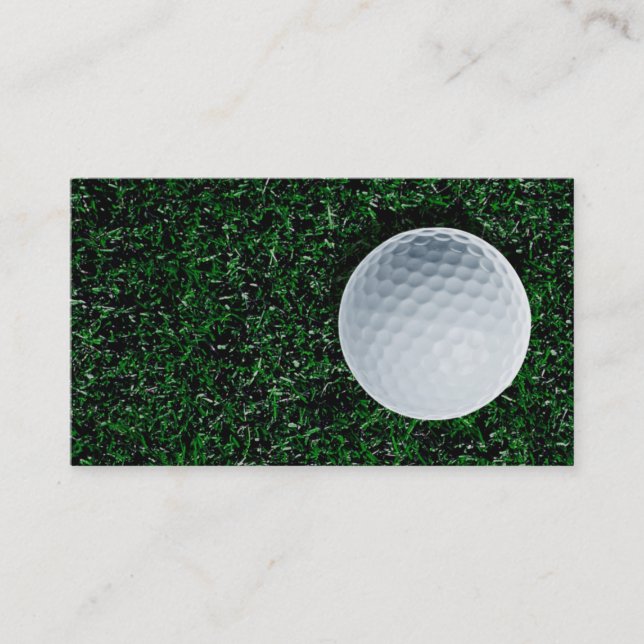 Conception de carte de visite de golf (Devant)