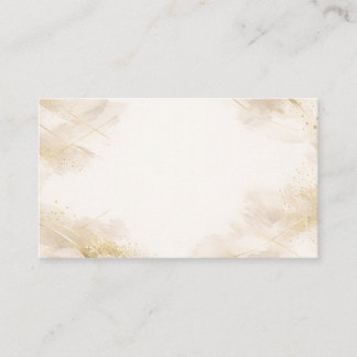 Conception de carte de visite en or neutre