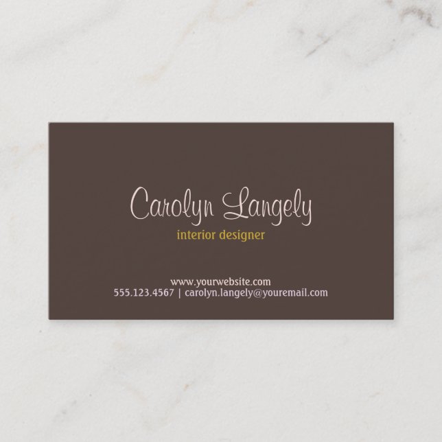 Conception de carte de visite florale de mod (Devant)