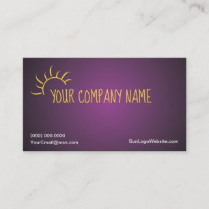 Conception de carte de visite simple de logo de