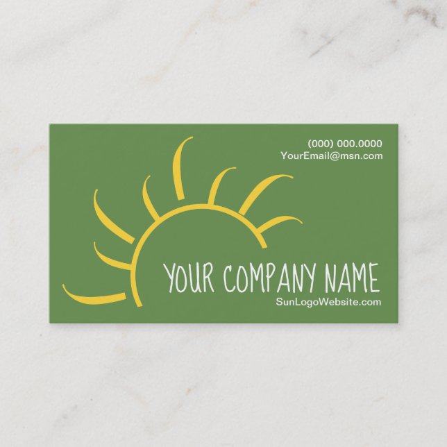 Conception de carte de visite simple de logo de (Devant)