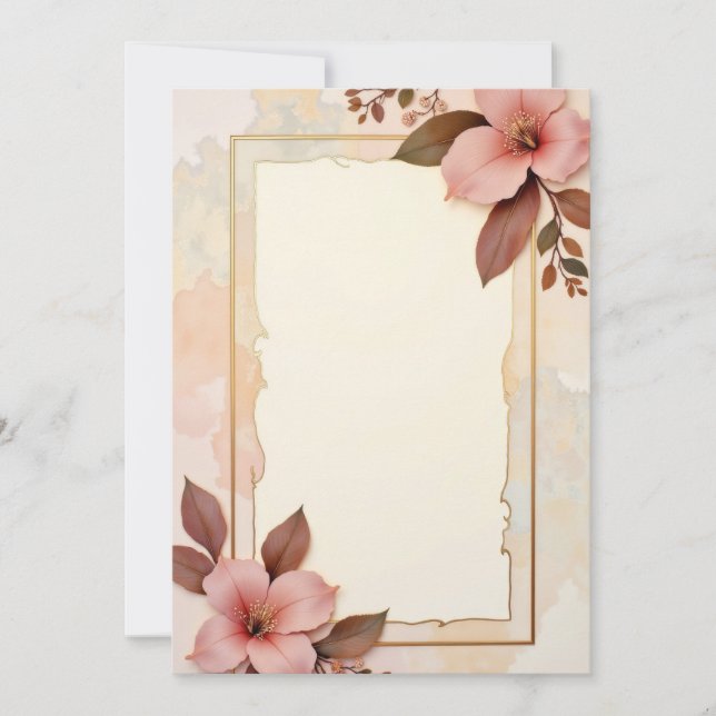 Conception de carte d'invitation (Devant)