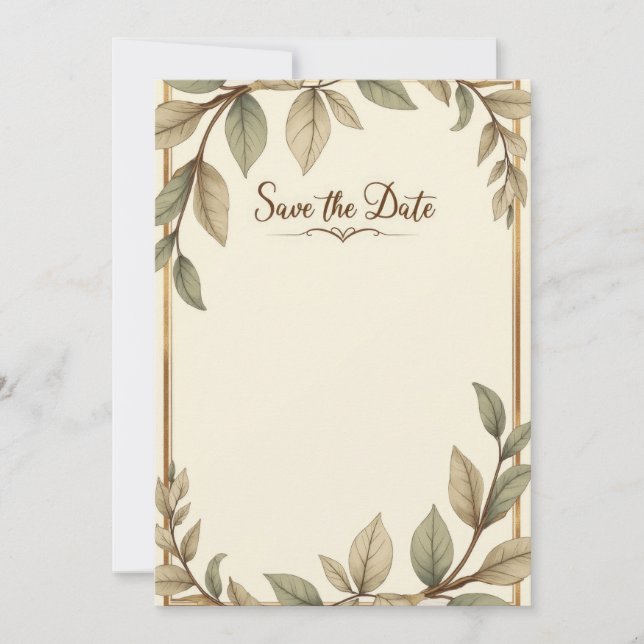 Conception de carte d'invitation (Devant)