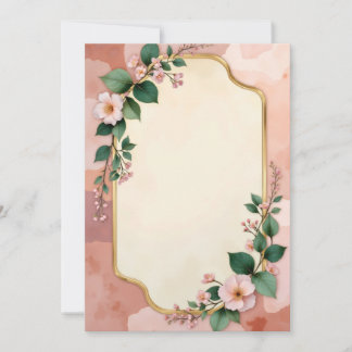 Conception de carte d'invitation