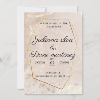 CONCEPTION DE CARTE FAIRE-PART DE MARIAGE