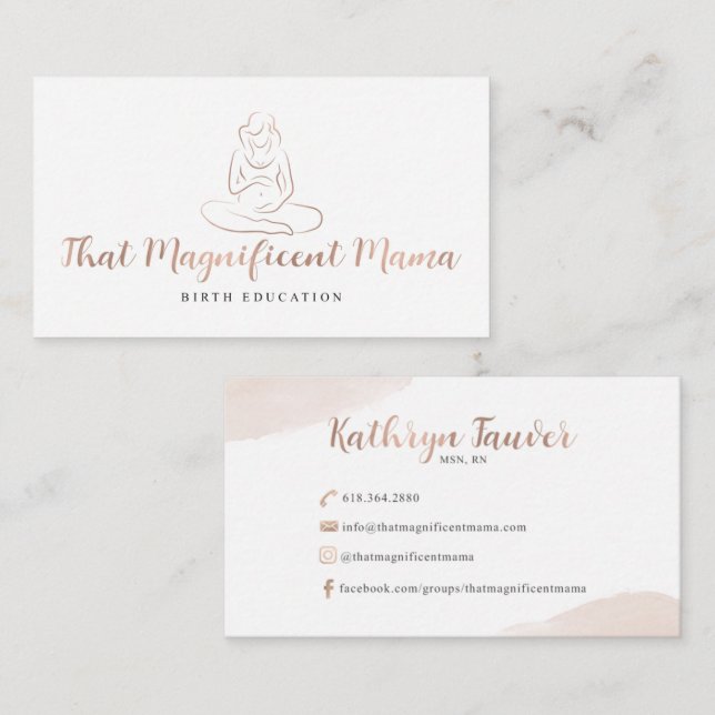 Conception de carte personnalisée | Modèle Zazzle  (Devant / Derrière)